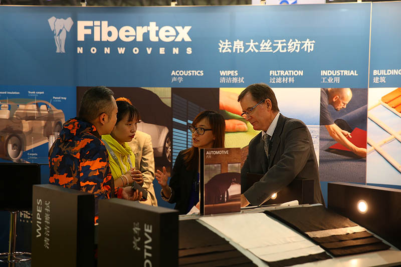 产业用及无纺布展现场图片